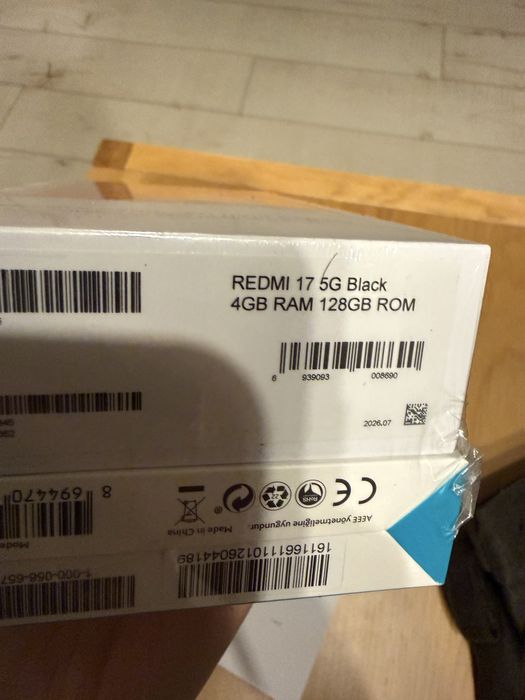 Xiaomi REDMI 17, 5G, 128GB - black + подарък A1 power bank