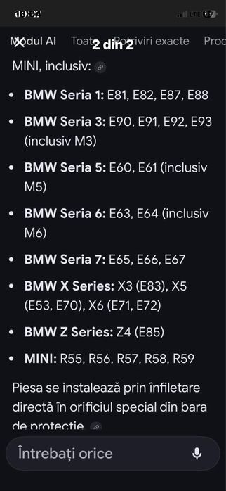 Carlig BMW de remorcare