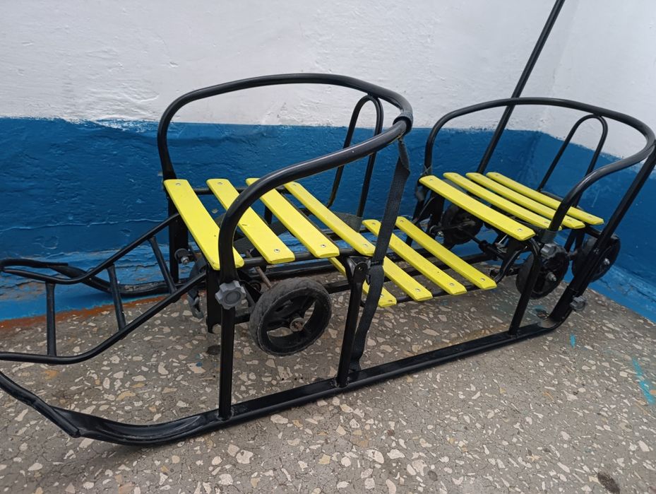 Санки двухместные