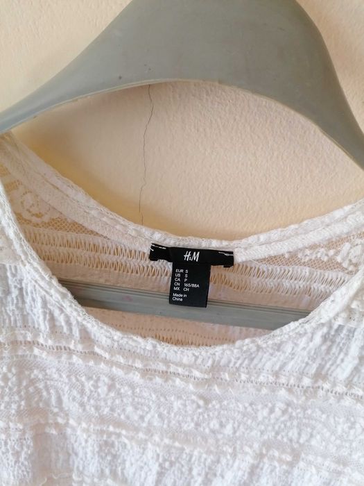 Бяла дамска рокля