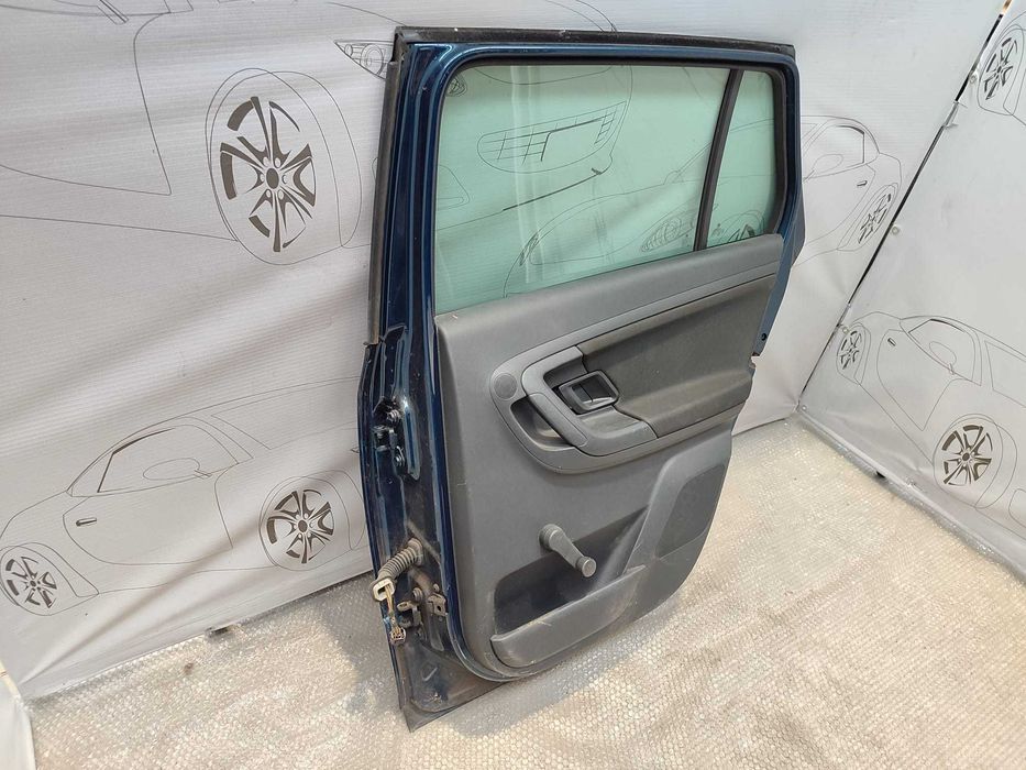 Ușă Spate Dreaptă Skoda Fabia Mk2 5J Hatchback / Combi Albastru Cod Culoare 0F / W5Q 2012 / [2007-2014] / 5J9833056 (3D)