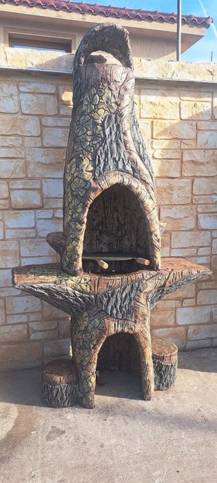 Градинска мивка от декоративен бетон