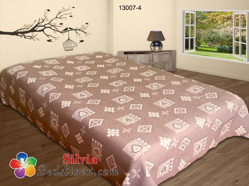 ПРОМОЦИЯ!Жакардова двулицева кувертюра за спалня,приста,единични легла