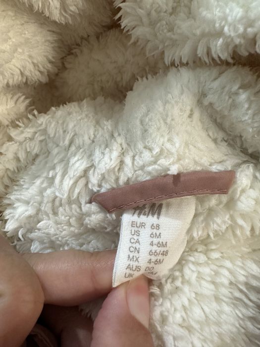Salopeta iarna imblanita H&M 68 4-6 luni