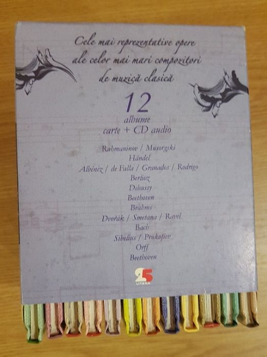 Mari compozitori. O colectie de 12 albume, Carte+CD.
