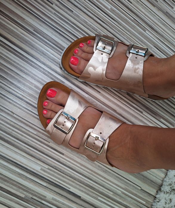 Saboți/sandale piele Plakton mărime 38.