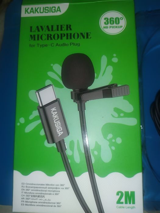 Продам новый микрофон петличный на type c