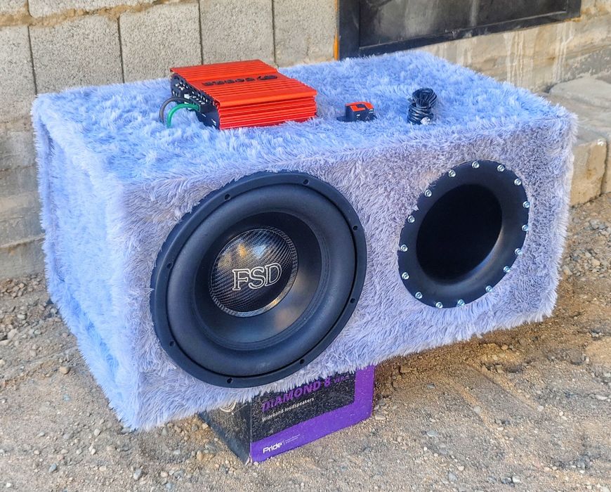 Сабвуфер FSD 12 2000ватт с моноблокам