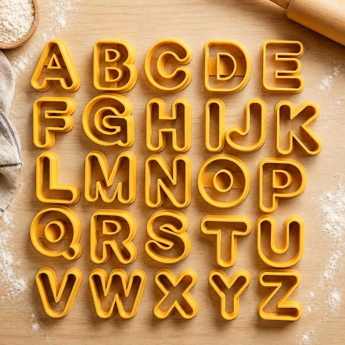 Резци за сладки – Българска кирилица и Латиница | Азбука