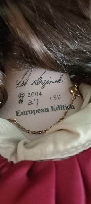 Papusa de portelan 7/50 ,86 cm ,semnata Pat Dezinsky&Rustie