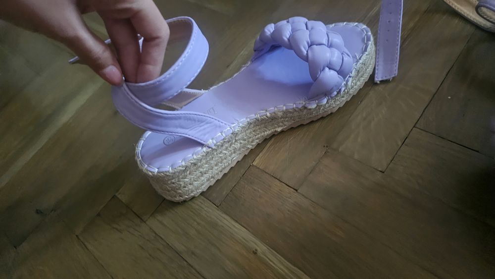 Дамски сандали на платформа, 35 номер