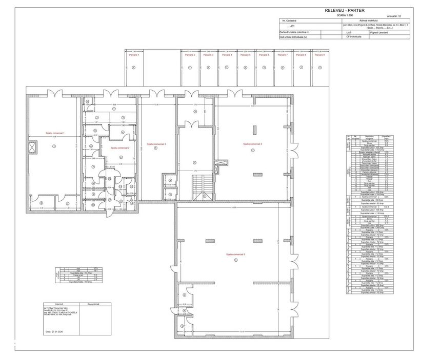 Spațiu Comercial 138,4 mp | Open Space | Zonă cu Potențial Ridicat