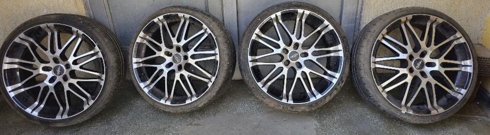 Ocazie! Cel mai ieftin de pe tara!  Set 4 Jante  oxigin model deosebit  20" inch + cauciucuri impecabile continental
