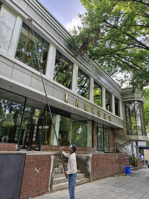 Мойка фасадов, домов и офисов