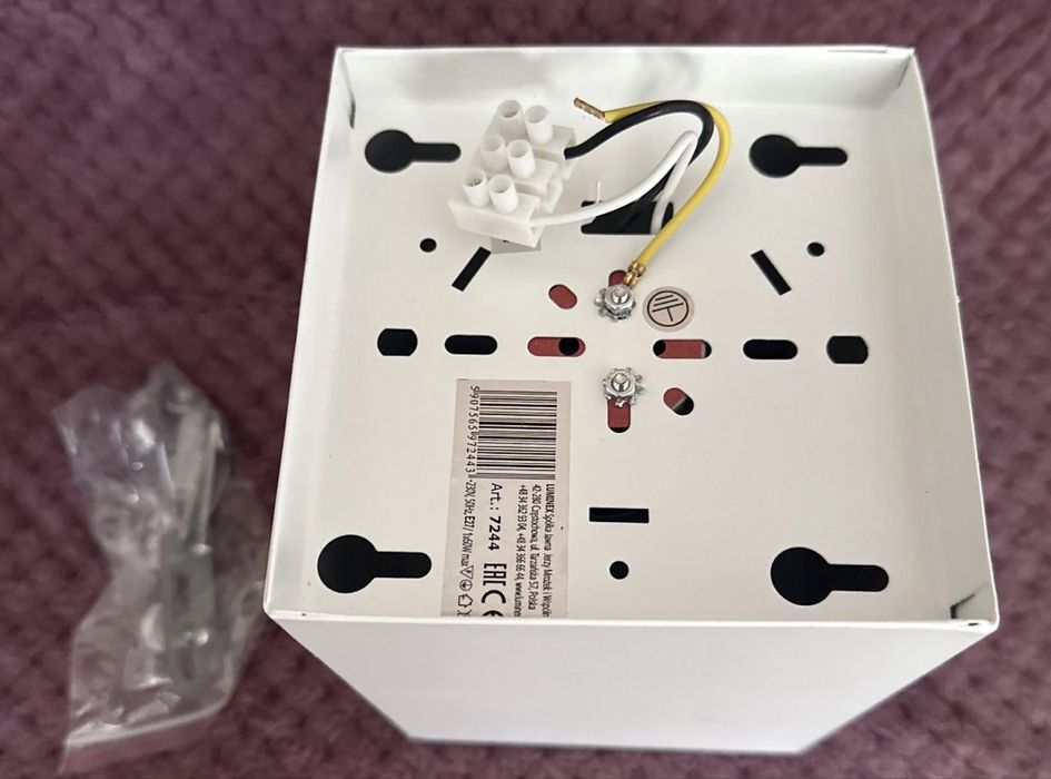 Plafoniera DOWNLIGHT SQUARE 1x60W E27, alb