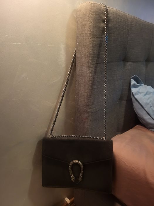 Geanta neagra superba din piele