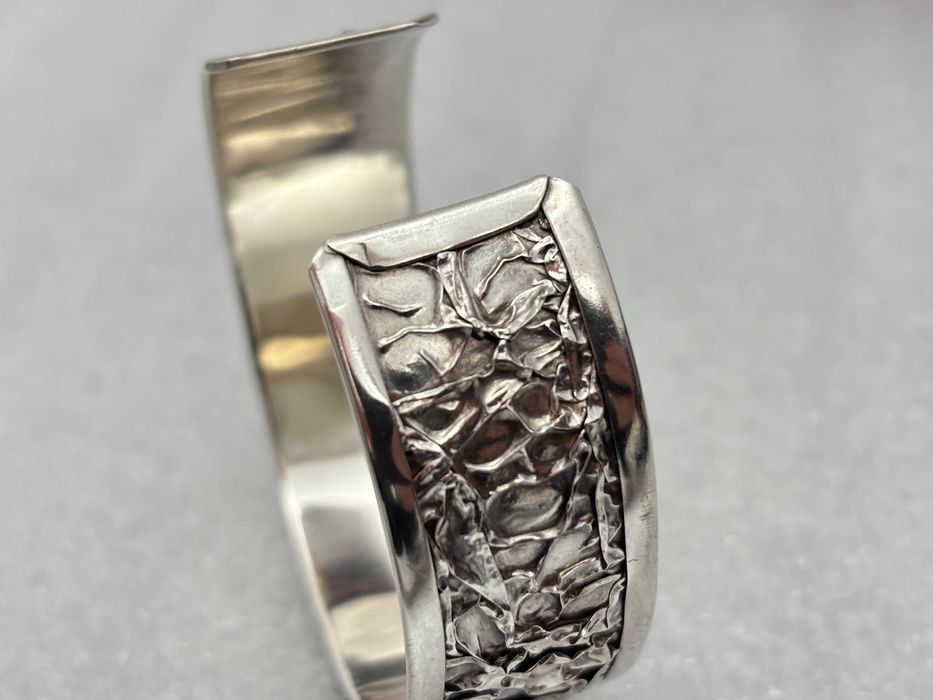 Единствена! Сребърна Гривна (проба 925)-30,73 гр., ръчна изработка