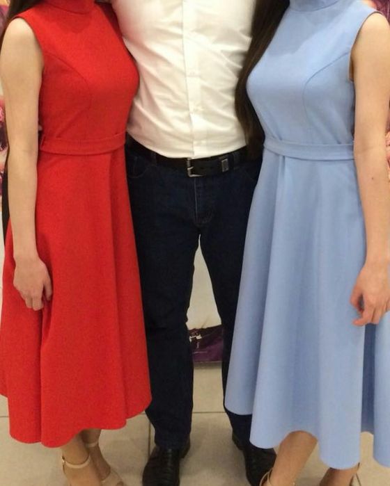 Платье французская длина