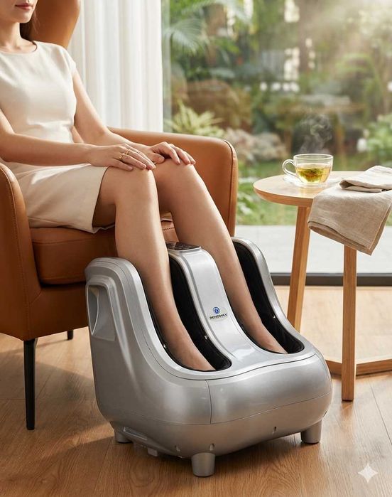 RENOMAX Вашим ногам нужен отдых! Массажер 6-в-1 с подогревом и гаранти
