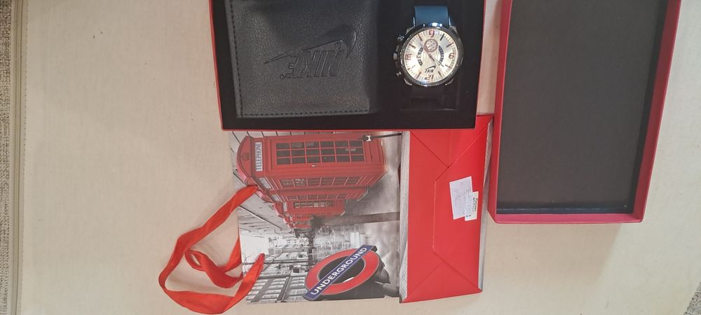 NIKE Часовник + портфейл