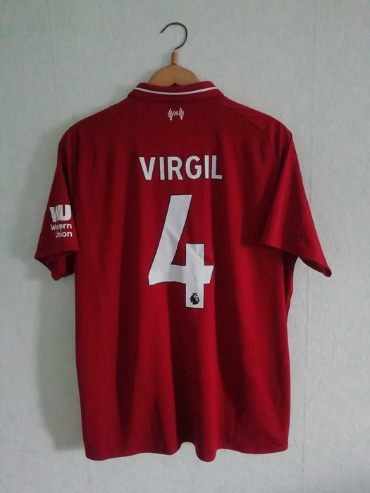 Liverpool Virgil оригинална тениска фланелка Ливърпул Ван Дайк 2XL екип 2018-2019