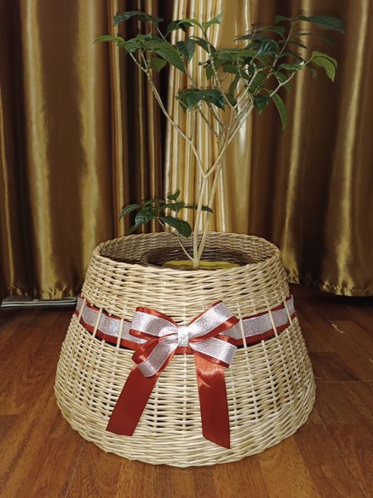 Корзина-юбка для ёлки