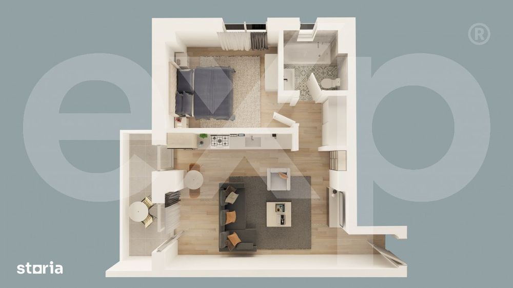 Apartament 2 camere in Mioveni | Bloc Nou | Comision 0%