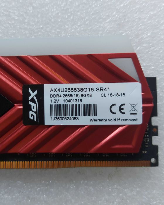 Memorie ADATA XPG SPECTRIX D41,RGB 8GB DDR4, 2666MHz
