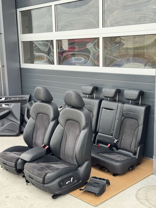 Interior Audi SQ5 piele alcantara full electric q5 8r