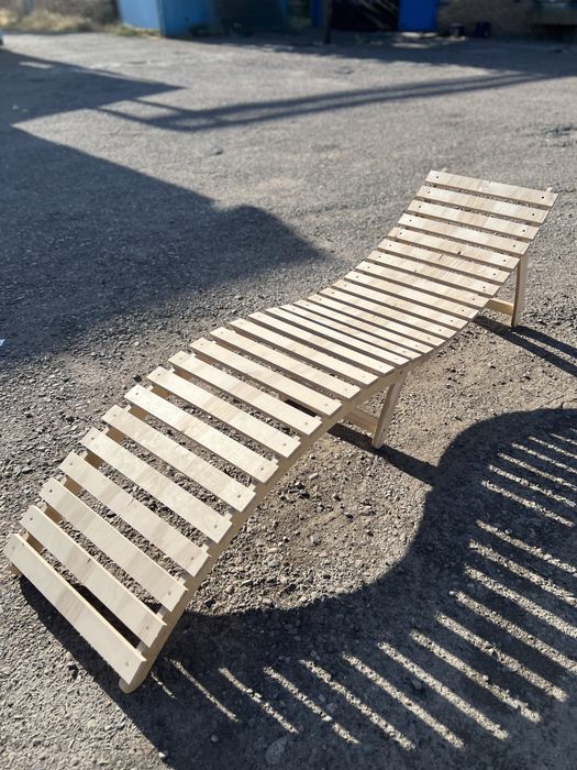 Шезлонг складной из фанеры