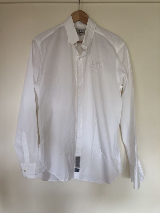 La Martina и Dsquared2 Мъжка Бяла Риза Размер M