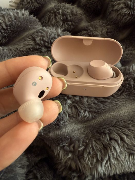 Безжични слушалки Sony - WF-C710N, TWS, ANC, розови