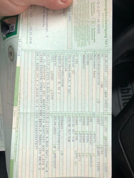 Mercedes-Benz C 180 / Мерцедес С180 на части