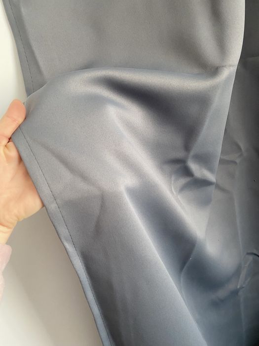 Draperie gri inchis opaca/ blackout noua,132x244cm, o bucata