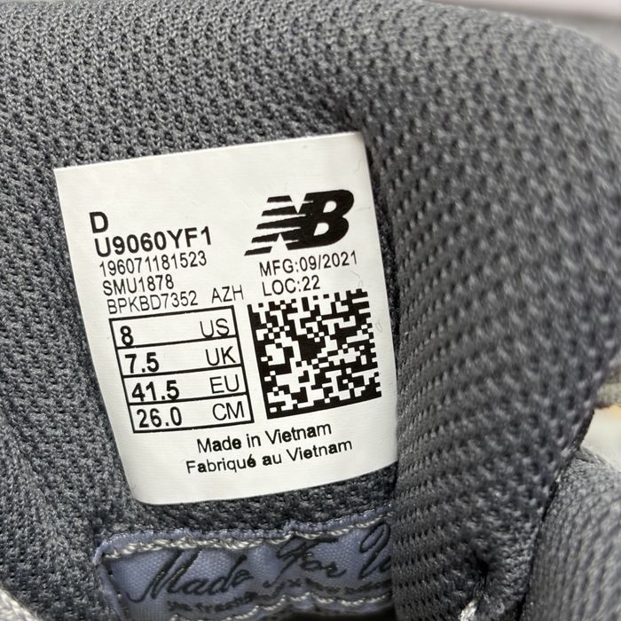 New Balance 9060 JFG Grey U9060YF1