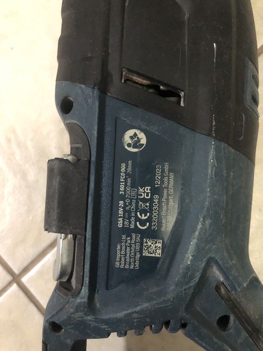 Fierastrau Sabie Bosch GSA 18v - 28 cu acumulator de 4ah Pro Core