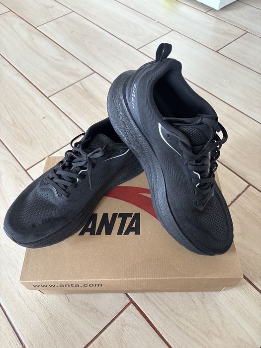 Кроссовки Anta Gazelle белые и черные 44р