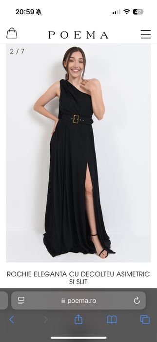 Rochie elegantă Poema mărimea 36