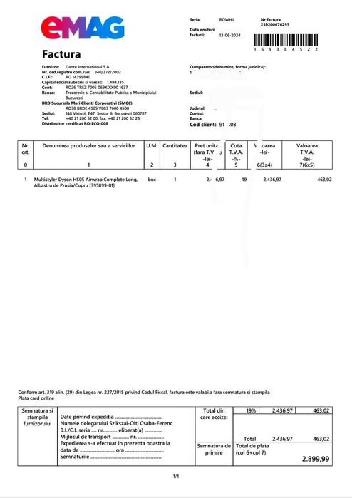 Dyson HS05 Airwrap Complete