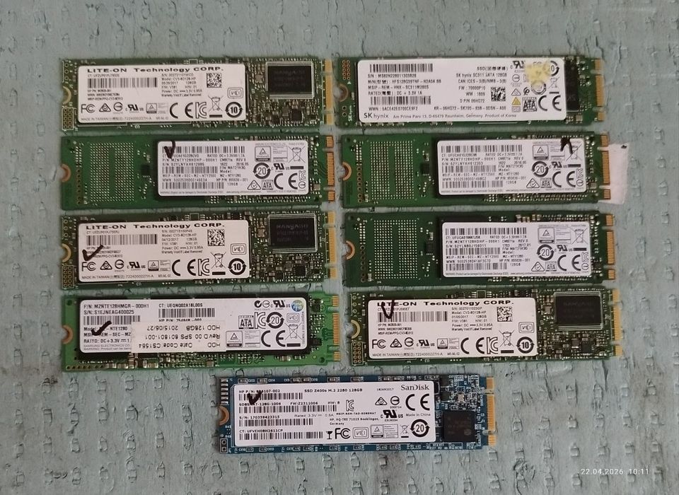 SSD M2.sata 128Gb
