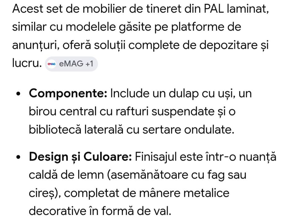 Mobila  ca noua superba