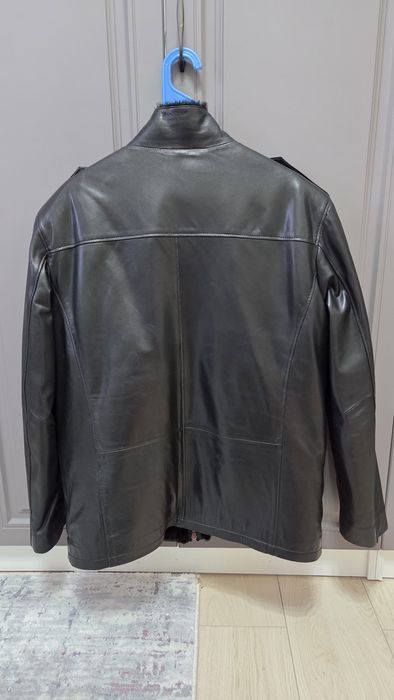 Кожанная куртка зима