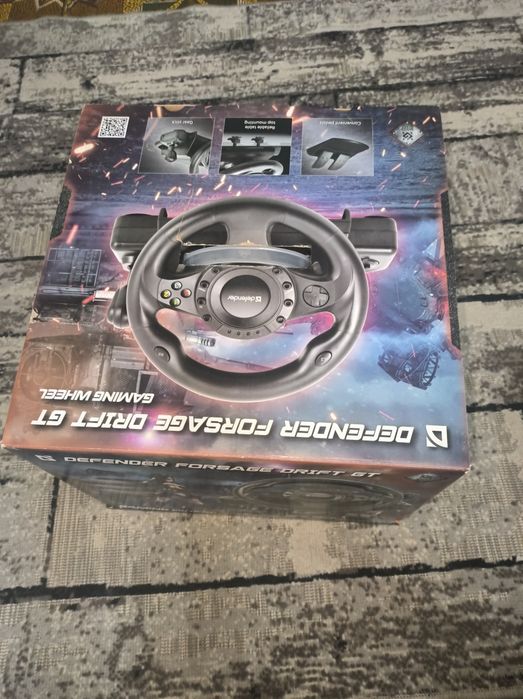 Игровой руль defender forsage drift gt