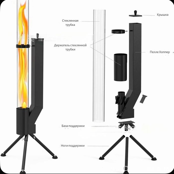 Био камин уличный