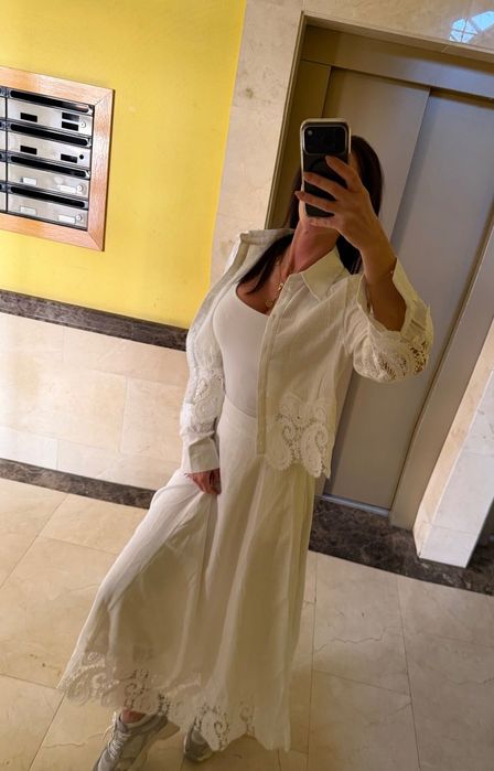 Дамски ленен сет