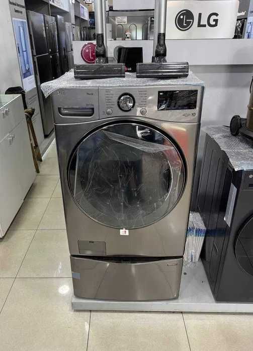 Стирально-сушильная машина LG  18/10 кг+3,5 кг TurboWash Wi-Fi 24/7 !!