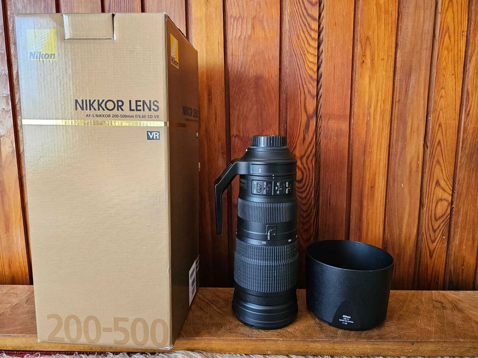 Обектив Nikon AF-S 200-500mm f/5.6