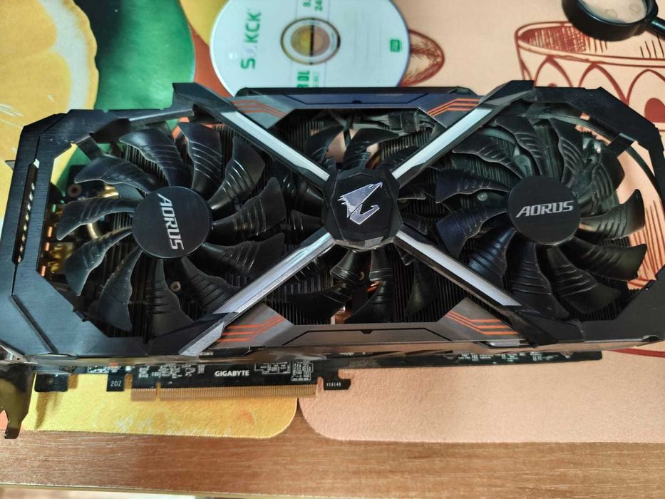 Видеокарта GTX-1080 GV-N1080 AORUS X-8 gb