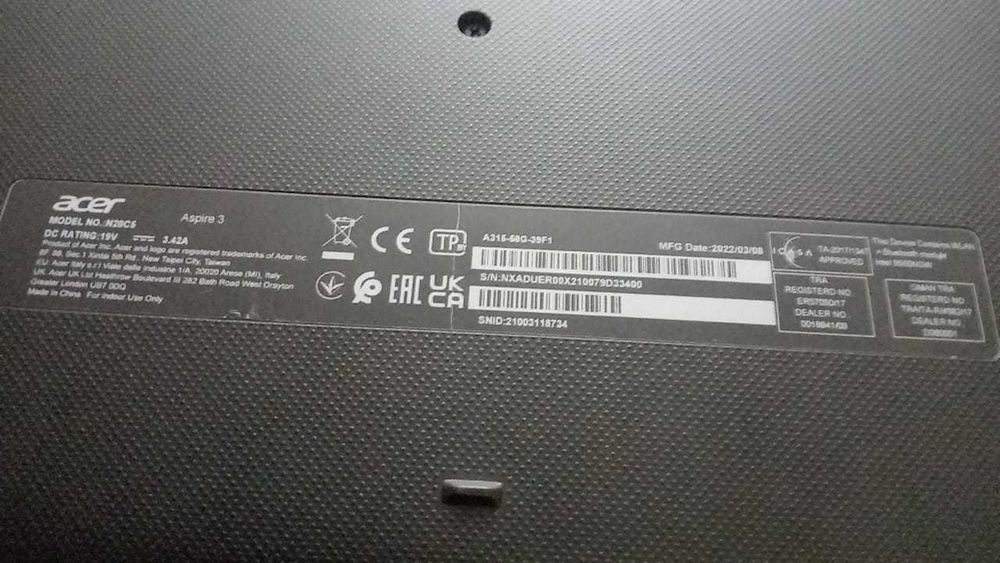 Acer Aspire 3 N20c5
