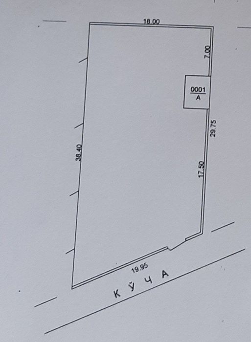 Продается часть земли 3 сот в посёлке Мирзо Улугбек